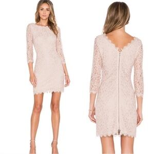 Diane Von Furstenberg Lace Zarita Dress
Nude size 6